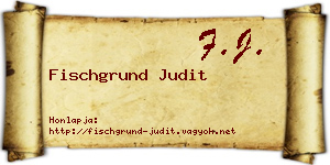 Fischgrund Judit névjegykártya